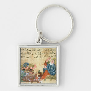 Aristotle teaching key ring