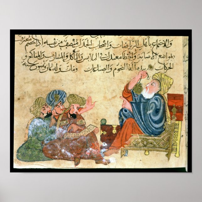 Aristotle teaching poster (Front)