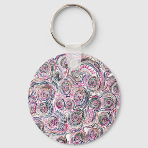 ARITHMETIC MANDALA KEY HOLDER RING