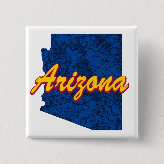 Arizona 15 Cm Square Badge (Front)