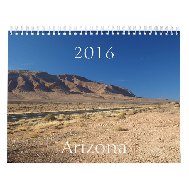 Arizona 2016 Calendar (Cover)