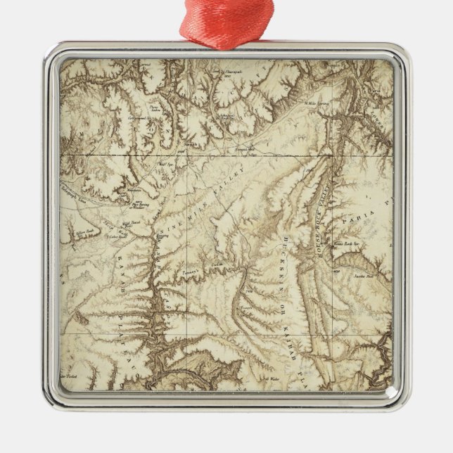 Arizona 3 metal tree decoration (Front)