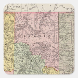 Arizona 4 square sticker