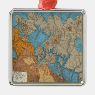 Arizona 5 metal tree decoration