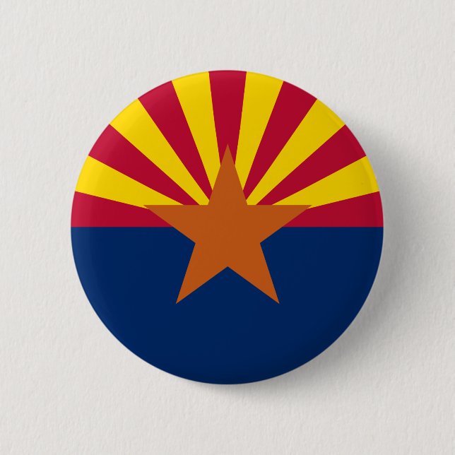 Arizona 6 Cm Round Badge (Front)