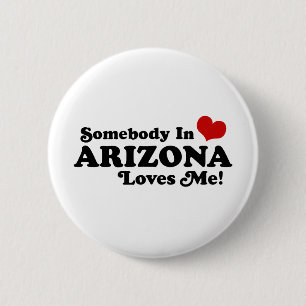 Arizona 6 Cm Round Badge