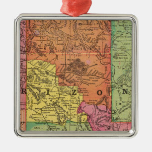 Arizona 6 metal tree decoration