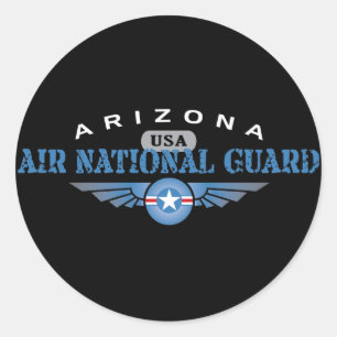 Arizona Air National Guard Classic Round Sticker