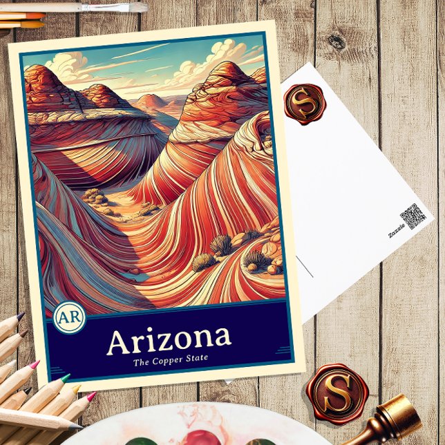 Arizona | Anime Style Cel Shaded Postcard (Creator Uploaded)