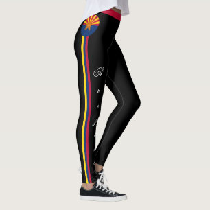 Arizona & Arizona Flag, USA fashion, travel/sports Leggings