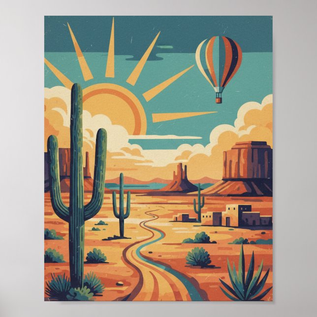 Arizona Art Travel Poster America Print Home Decor (Front)