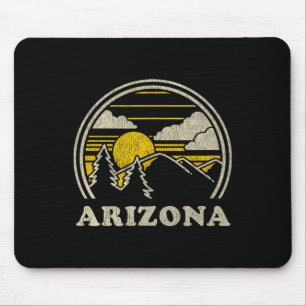 Arizona Az T Shirt Vintage Hiking Mountains Tee  Mouse Pad