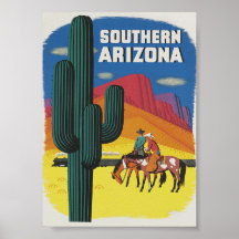Arizona Boho Cactus Vintage Travel