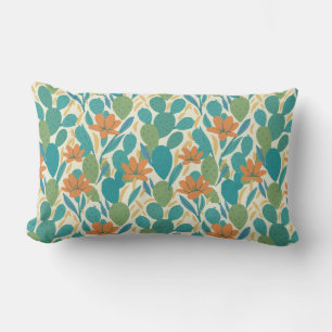 Arizona Botanical Tile Pattern Lumbar Cushion