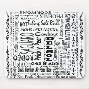 Arizona Buzz Words Mouse Pad
