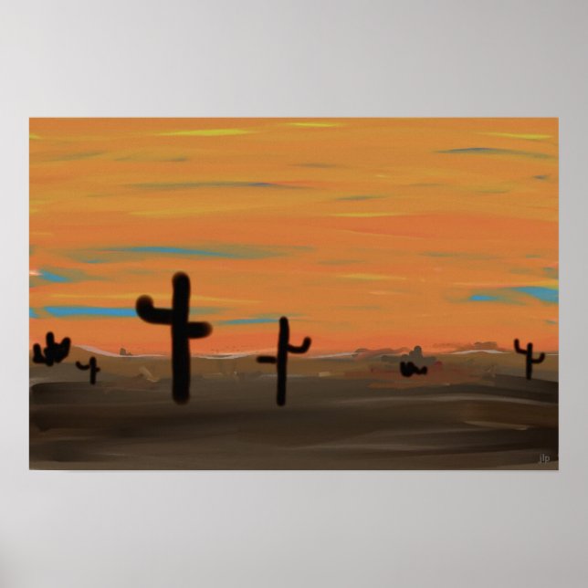 Arizona Cacti Poster (Front)