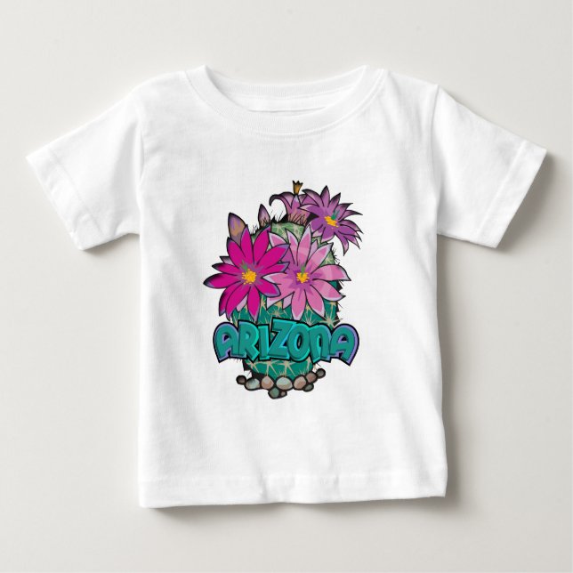 Arizona Cactus Blooms Baby T-Shirt (Front)