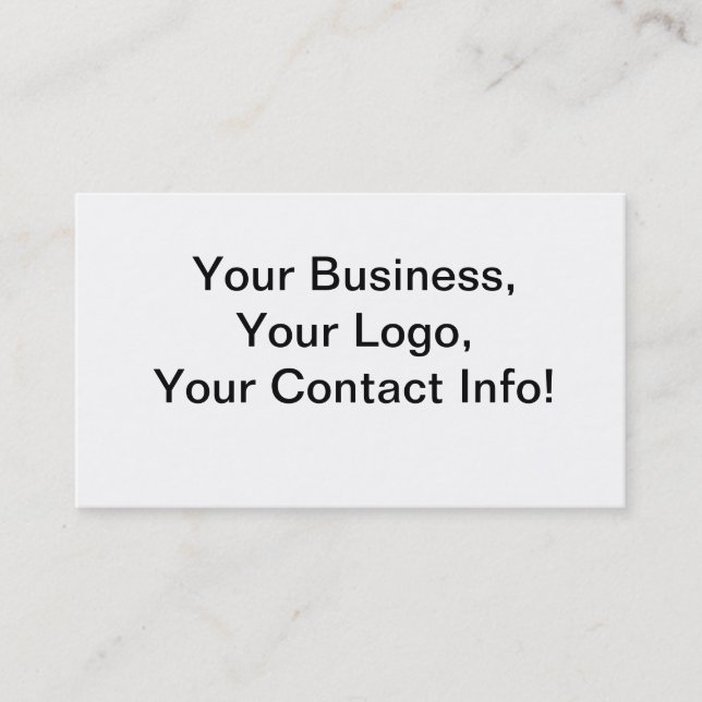 Arizona Cactus Garden Business Card (Front)