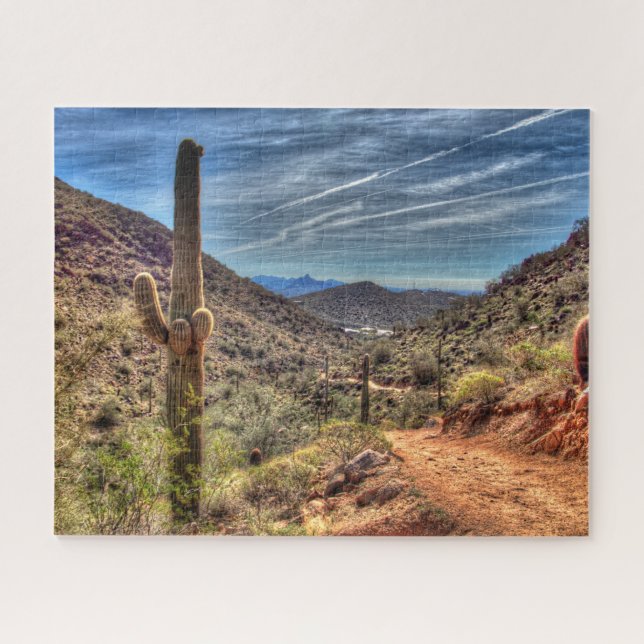 Arizona Cactus Scenic Jigsaw Puzzle (Horizontal)