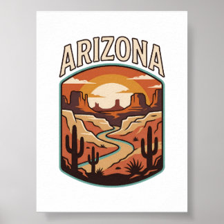 Arizona Canyon Heritage Poster