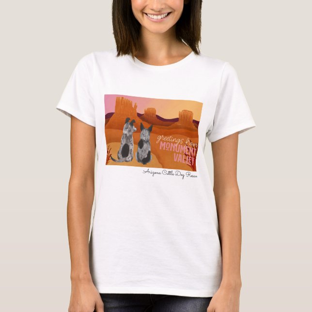 Arizona Cattle Dog Rescue - Monument Valley T-Shirt (Front)
