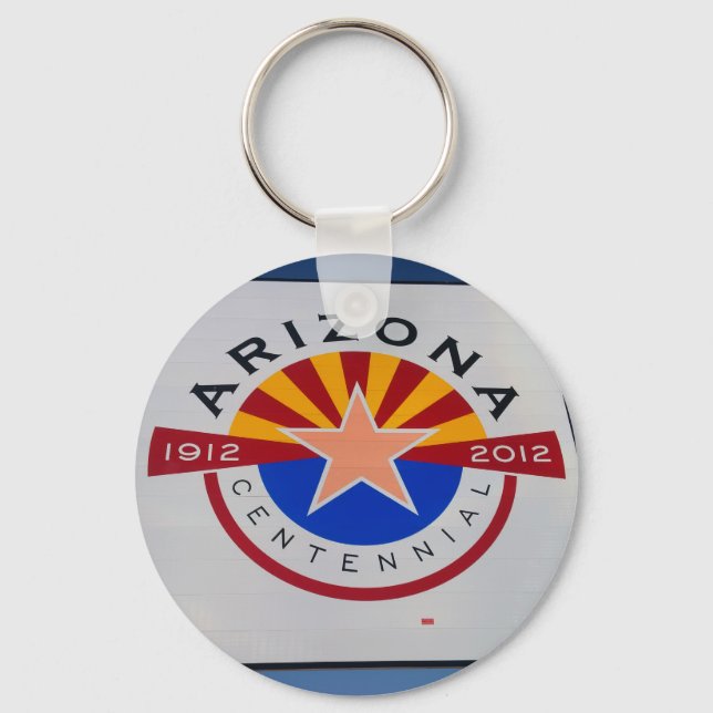Arizona Centennial Sign Key Chain (Front)