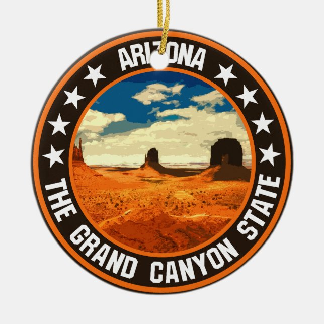 Arizona                                            ceramic tree decoration (Front)