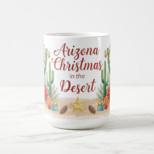 Arizona Christmas In desert Coffee Mug