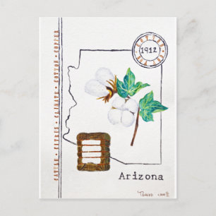 Arizona Cotton Postcard