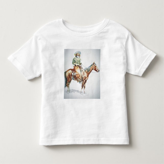 Arizona Cowboy, 1901 (crayon on paper) Toddler T-Shirt (Front)