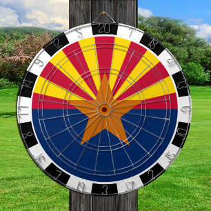 Arizona Dartboard USA & Arizona Flag / game board