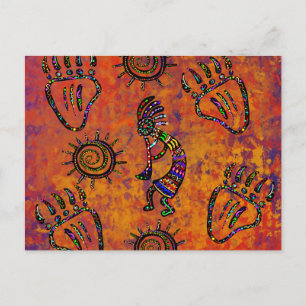 Arizona Desert Art Postcard