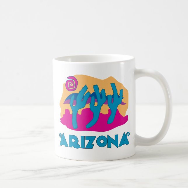 Arizona Desert Blue Coffee Mug (Right)