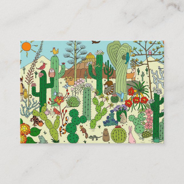 Arizona Desert Business Card (Front)