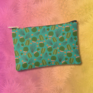 Arizona Desert Cactus and Ocotillo Pattern Accessory Pouch