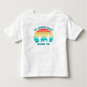 Arizona Desert Cactus Sunset Custom Trip Toddler T-Shirt