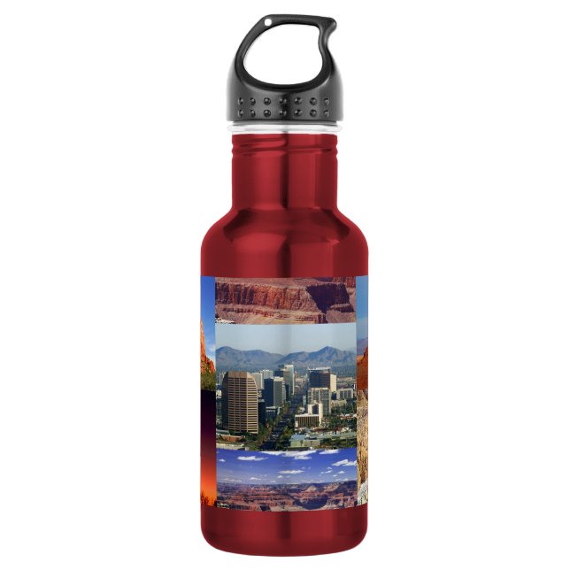 Arizona Desert Collage 532 Ml Water Bottle (Front)