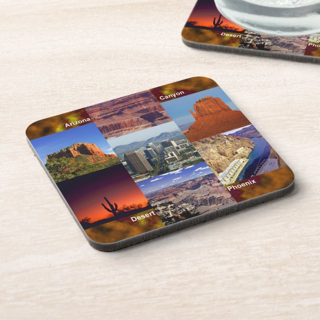 Arizona Desert Collage Coaster (Left Side)