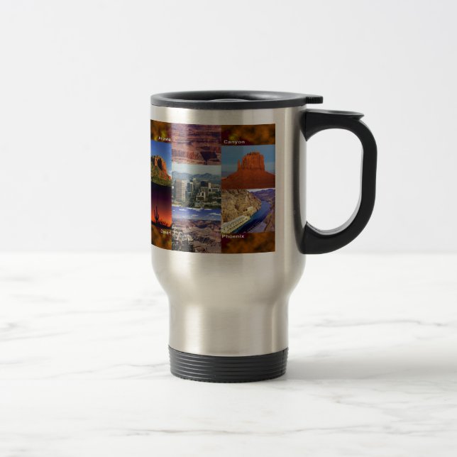 Arizona Desert Collage Travel Mug (Right)