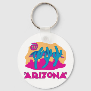 Arizona Desert Pink Key Ring