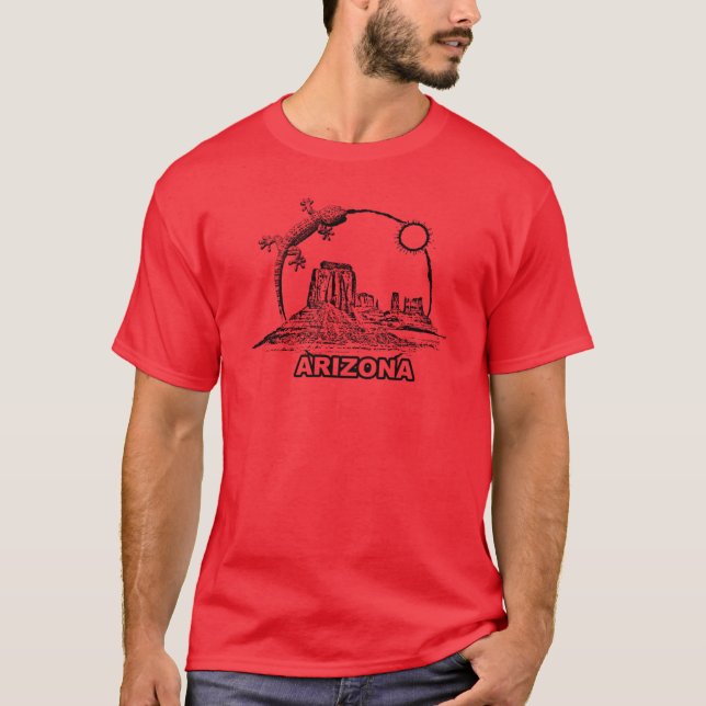 Arizona Desert scene Oversized T-Shirt (Front)