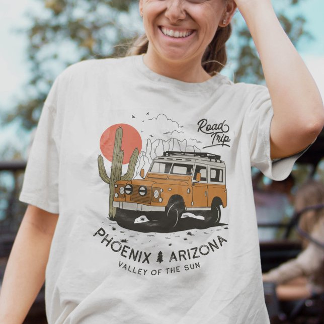 Arizona Desert Sunset Road Trip Cactus Phoenix T-Shirt (Arizona Desert Sunset Road Trip Cactus Phoenix T-Shirt)