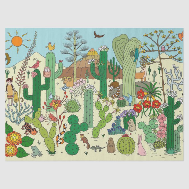 Arizona Desert Tissue Paper (Front)