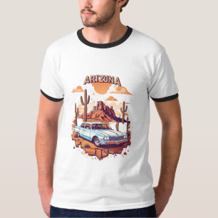 Arizona Desert Vibes Vintage Car T-Shirt Design