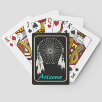 Arizona Dream Catcher Mandala  Playing Cards