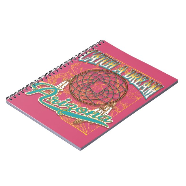 Arizona Dream Catcher Spiral Notebook (Left Side)