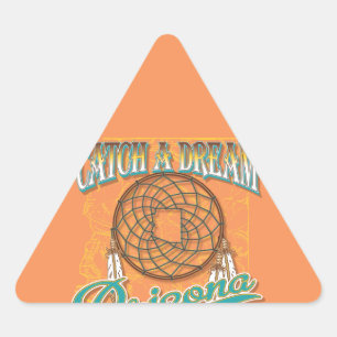 Arizona Dream Catcher Triangle Sticker