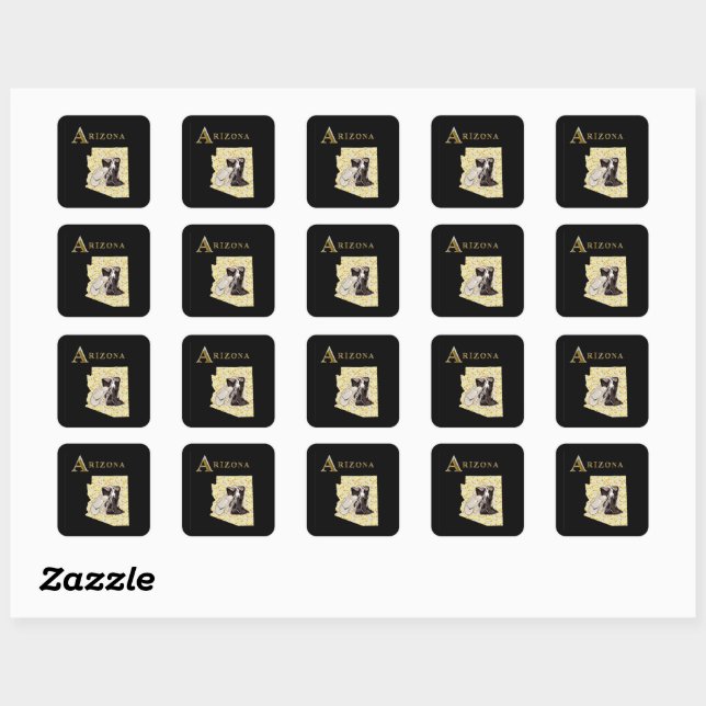 ARIZONA DREAM  SQUARE STICKER (Sheet)