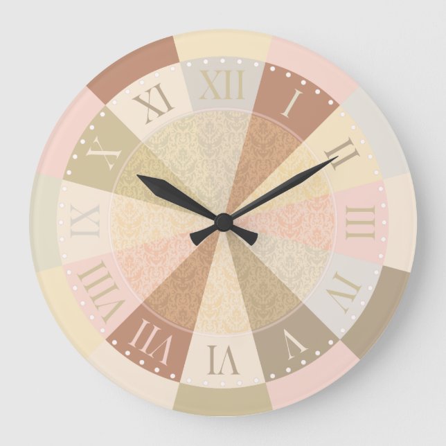 Arizona Dreaming Soft Desert Southwest Colours Large Clock (Front)