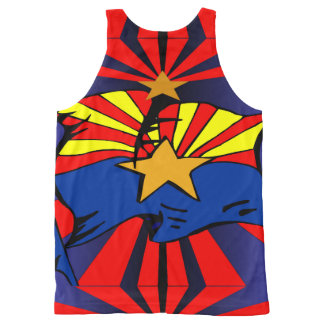 Arizona Flag All-Over Print Singlet